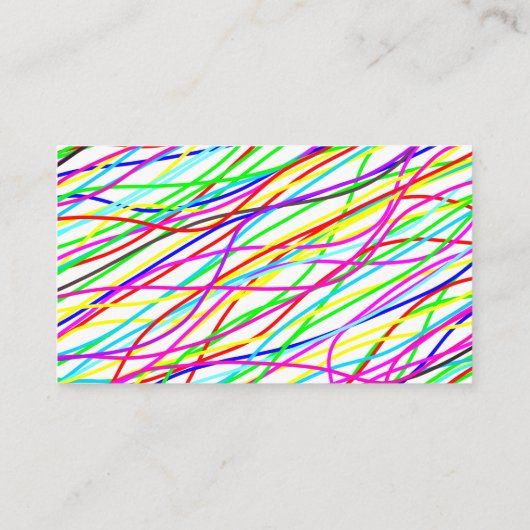 Carte De Visite Harmonie Abstraite (Dos)