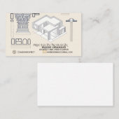 Carte De Visite Harmonie Architecturale – La Précision Rencontre l (Devant / Derrière)