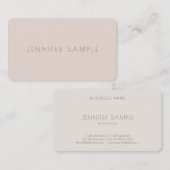 Carte De Visite Harmonie des couleurs professionnelles Modèle mode (Devant / Derrière)