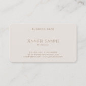 Carte De Visite Harmonie des couleurs professionnelles Modèle mode (Dos)