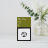 Carte De Visite HARMONIE FLORENTINE RENAISSANCE, vert (Debout devant)