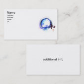 Carte De Visite Harmonie juste hors de portée, Enso (Devant / Derrière)