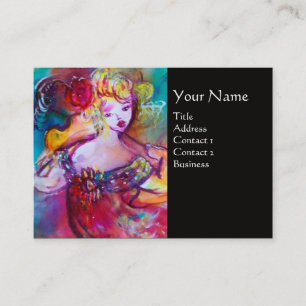 Carte De Visite HARMONIE TRIO CONCERT DE PRINTEMPS MONOGRAM, Rose