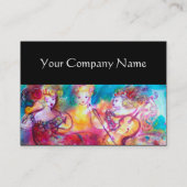 Carte De Visite HARMONY TRIO SPRINTEMPS CONCERT, noir blanc perle (Dos)