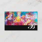 Carte De Visite HARMONY TRIO SPRINTEMPS MONOGRAM, Black Pearl (Dos)