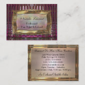 Carte De Visite Harperglam Pearl Professionnel (Devant / Derrière)