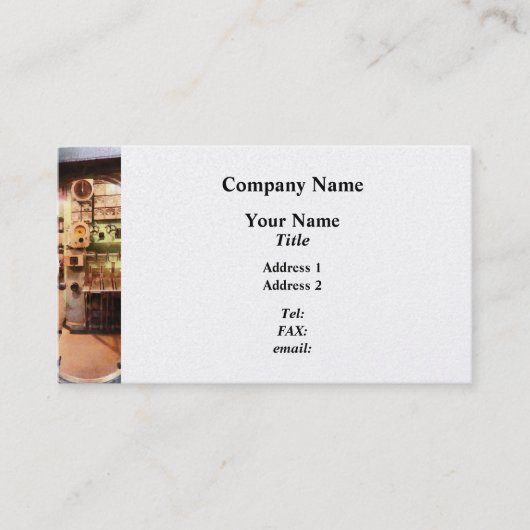 Carte De Visite Hatch en sous-marin (Devant)