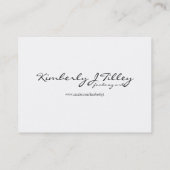 Carte De Visite Hauning Ground Mini Print (Dos)