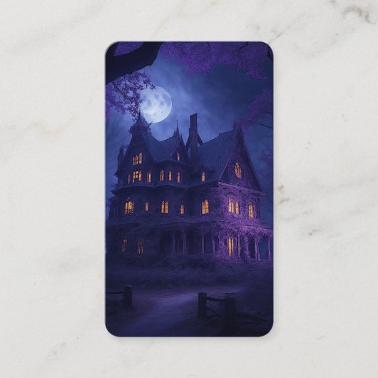 Carte De Visite Haunted House on the Hill Bookmark (Devant)