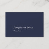 Carte De Visite Haushälterin Visitenkarten (Devant)