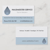 Carte De Visite hausmeisterservice (Devant / Derrière)