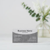 Carte De Visite Haut courbe v3d - Gris (Debout devant)