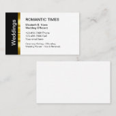 Carte de visite haut de gamme Mariage (Devant / Derrière)