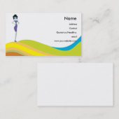 Carte De Visite Haut de la piste (Devant / Derrière)