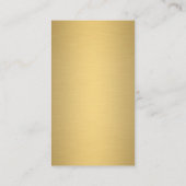 Carte De Visite Haut du toit de la maison (Dos)