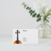 Carte De Visite Haut étroit de violon (Debout devant)