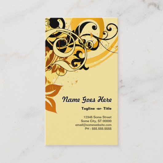 Carte De Visite haute fidélité d'été (Devant)