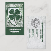 Carte De Visite haute fidélité irlandaise (Devant / Derrière)