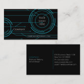 Carte de visite haute technologie (Devant / Derrière)