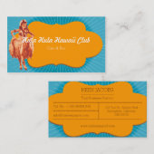 Carte De Visite Hawaï tropical (Devant / Derrière)