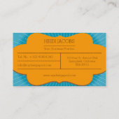 Carte De Visite Hawaï tropical (Dos)