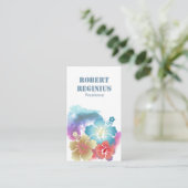 Carte De Visite Hawaiian Hibiscus Flower gd6557 (Debout devant)