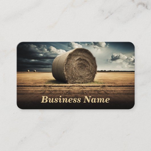 Carte de visite Hay Bales (Devant)