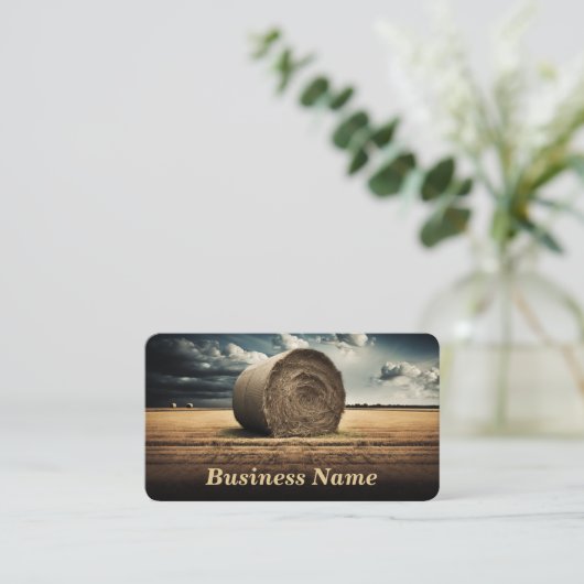 Carte de visite Hay Bales (Debout devant)