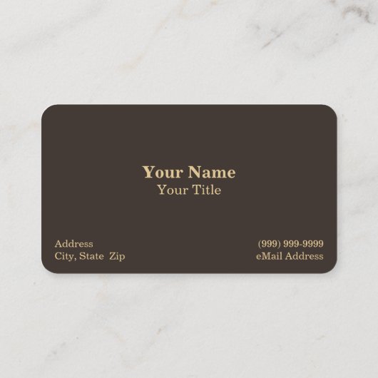 Carte de visite Hay Bales (Dos)