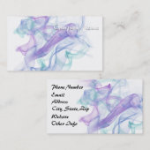 Carte De Visite Haze violet Abstrait (Devant / Derrière)