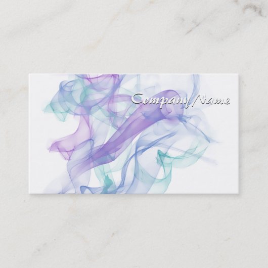 Carte De Visite Haze violet Abstrait (Devant)