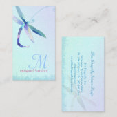 Carte De Visite Hazy Morning Dragonfly Professional (Devant / Derrière)