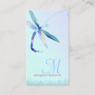 Carte De Visite Hazy Morning Dragonfly Professional