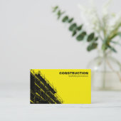 Carte De Visite HC d'échafaudage - jaune (Debout devant)