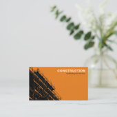 Carte De Visite HC d'échafaudage - orange (Debout devant)