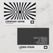 Carte De Visite HC Fractal Abstrait 140717 (Devant / Derrière)