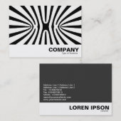 Carte De Visite HC Fractal Abstrait 140717 (Devant / Derrière)