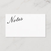 Carte De Visite Hé ! Je conduis ici ! (Dos)