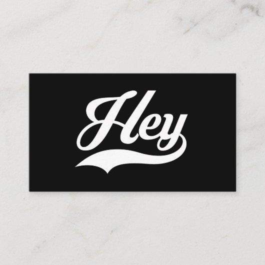 Carte De Visite Hé rétro (Devant)