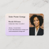 Carte de visite HeadShot personnalisé professionne (Devant)