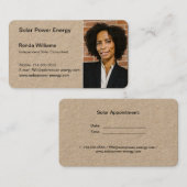 Carte de visite HeadShot professionnel (Devant / Derrière)