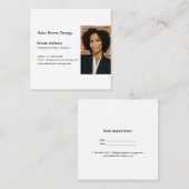 Carte de visite HeadShot professionnel (Devant / Derrière)