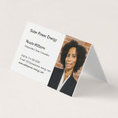 Carte de visite HeadShot professionnel (Devant)