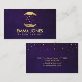 Carte De Visite Healing Hands - Healing Energy  (Devant / Derrière)