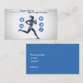 Carte De Visite Health and fitness (Devant / Derrière)