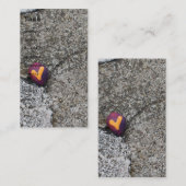 Carte De Visite Heart Rock et Fossil Rock (Devant / Derrière)