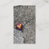 Carte De Visite Heart Rock et Fossil Rock (Dos)