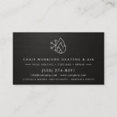 Carte De Visite Heating Cooling Repair & Installation QR Code (Devant)