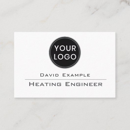 Carte De Visite Heating Engineer Company Representative (Devant)