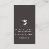 Carte De Visite Heating Ventilation Air Conditioning Cooling Busin (Dos)